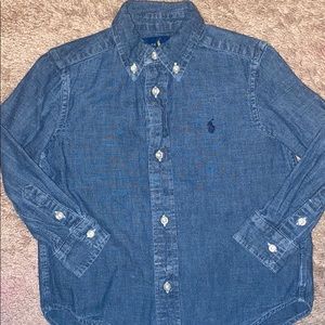 Ralph Lauren Denim LS Button Up - 3T